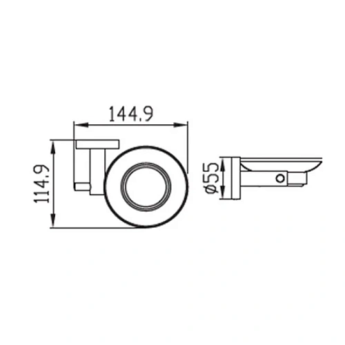 Мыльница Kaiser KH-4103(стекло) бронза (латунь) Мыльница Kaiser KH-4103(стекло) бронза (латунь)