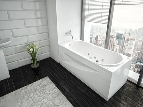 Акриловая ванна Aquatek Афродита 150 пустая с фронтальныйм экраном слив слева AFR150-0000026 Акриловая ванна Aquatek Афродита 150 пустая с фронтальныйм экраном слив слева AFR150-0000026