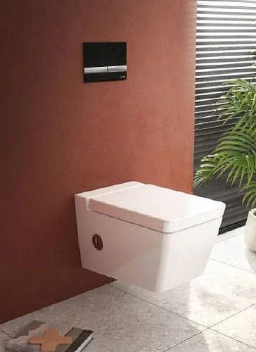 Клавиша смыва Vitra Select 740-1101 черная/хром Клавиша смыва Vitra Select 740-1101 черная/хром