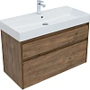 Тумба под раковину Aquanet Nova Lite 100 (SLIM SYNERGY) дуб рустикальный, 2 ящика 00249957 Тумба под раковину Aquanet Nova Lite 100 (SLIM SYNERGY) дуб рустикальный, 2 ящика 00249957