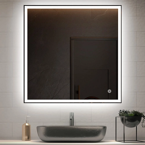 Зеркало Vincea LED VLM-3VN7007 700х700 c сенсорным выключателем и диммером Зеркало Vincea LED VLM-3VN7007 700х700 c сенсорным выключателем и диммером
