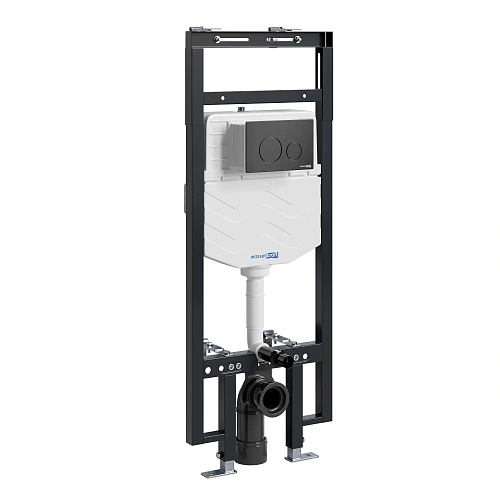 Инсталляция для унитаза WasserKRAFT Dinkel 58TLT.010.ME.MB02 с клавишей смыва черный Инсталляция для унитаза WasserKRAFT Dinkel 58TLT.010.ME.MB02 с клавишей смыва черный
