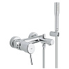 Картинка анонса товара «смеситель для ванны grohe concetto с душевым гарнитуром, хром (32212001)»