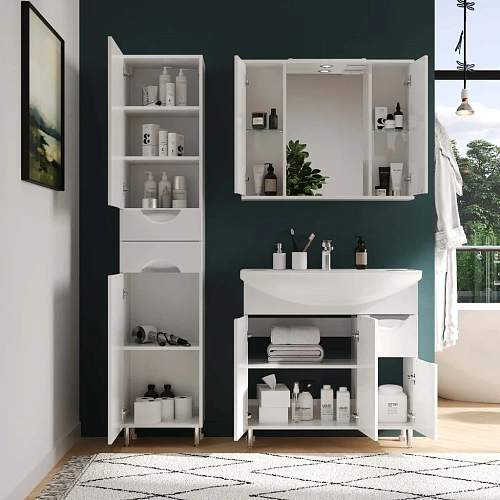 Шкаф-пенал BRIZ Бриз п5-40 правый 362 04-05040-00 02 БЕЛ белый Шкаф-пенал BRIZ Бриз п5-40 правый 362 04-05040-00 02 БЕЛ белый