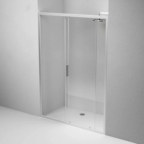 Душевая дверь AM.PM Gem W90G-140-1-195MT 140х195, стекло прозрачное, профиль хром матовый Душевая дверь AM.PM Gem W90G-140-1-195MT 140х195, стекло прозрачное, профиль хром матовый