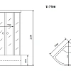 Душевая кабина Timo Lux T-7700 100x100x220 Душевая кабина Timo Lux T-7700 100x100x220