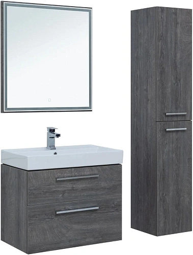 Тумба под раковину Aquanet Nova 75 дуб рошелье (2 ящика) 00242260 Тумба под раковину Aquanet Nova 75 дуб рошелье (2 ящика) 00242260