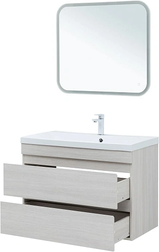 Тумба под раковину Aquanet Нота New 100 дуб холден 00334206 подвесная Тумба под раковину Aquanet Нота New 100 дуб холден 00334206 подвесная