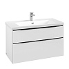 Картинка анонса товара «тумба под раковину villeroy &amp; boch subway 3.0 pure white / pure white c57001vf»