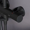 Душевая система AM.PM X-Joy F0785A522 с термостатом, верхний душ 220мм, черный Душевая система AM.PM X-Joy F0785A522 с термостатом, верхний душ 220мм, черный