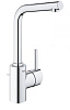 Картинка анонса товара «смеситель для раковины grohe concetto с высоким изливом, хром (23739002)»