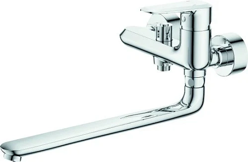 Смеситель для ванны Rush Devon DE7535-51 хром, с длинным поворотным изливом Смеситель для ванны Rush Devon DE7535-51 хром, с длинным поворотным изливом