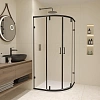 Душевой уголок RGW CL-55B 900x900 мм 72095599-14 черный Easy Clean