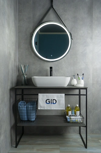 Раковина Gid N9047 51184 накладная белая 55x42x15 Раковина Gid N9047 51184 накладная белая 55x42x15