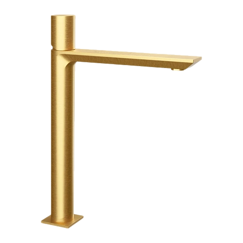 Смеситель для раковины Remer Edge EG512LXLBG, золото брашированное Смеситель для раковины Remer Edge EG512LXLBG, золото брашированное