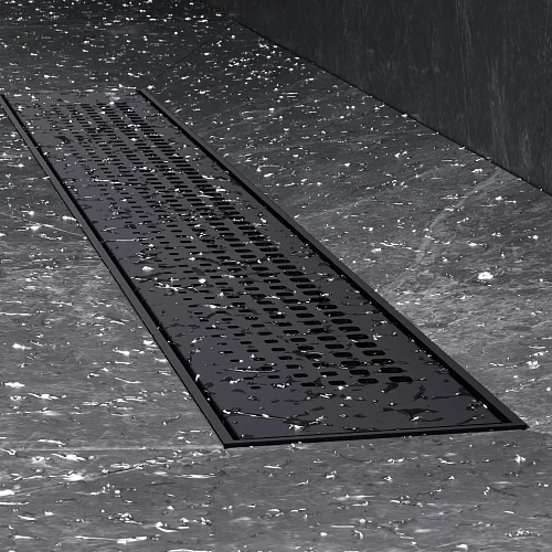 Душевой лоток AM.PM Prime Flow W02SC-P11-060-01BM Flow Cut Gradient 60см, черный матовый Душевой лоток AM.PM Prime Flow W02SC-P11-060-01BM Flow Cut Gradient 60см, черный матовый