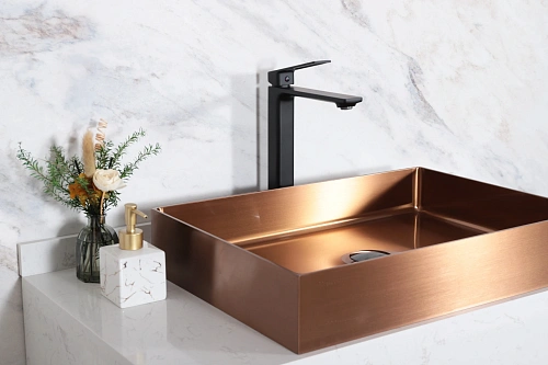 Смеситель для раковины Gid Niagara L057-BM-D L057BMD черный матовый Смеситель для раковины Gid Niagara L057-BM-D L057BMD черный матовый