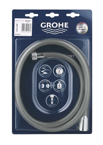 Душевой шланг GROHE VitalioFlex Comfort 1500 мм (28743001) Душевой шланг GROHE VitalioFlex Comfort 1500 мм (28743001)