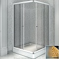 Душевой уголок Radomir Дрим 90х110 1-03-1-1-0-1221 прямоугольный, левый стекло матовое, поддон с каркасом и сифоном, профиль белый Душевой уголок Radomir Дрим 90х110 1-03-1-1-0-1221 прямоугольный, левый стекло матовое, поддон с каркасом и сифоном, профиль белый