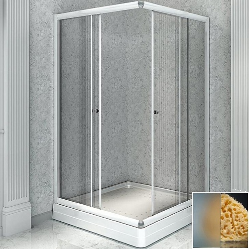 Душевой уголок Radomir Дрим 90х110 1-03-1-1-0-1221 прямоугольный, левый стекло матовое, поддон с каркасом и сифоном, профиль белый Душевой уголок Radomir Дрим 90х110 1-03-1-1-0-1221 прямоугольный, левый стекло матовое, поддон с каркасом и сифоном, профиль белый