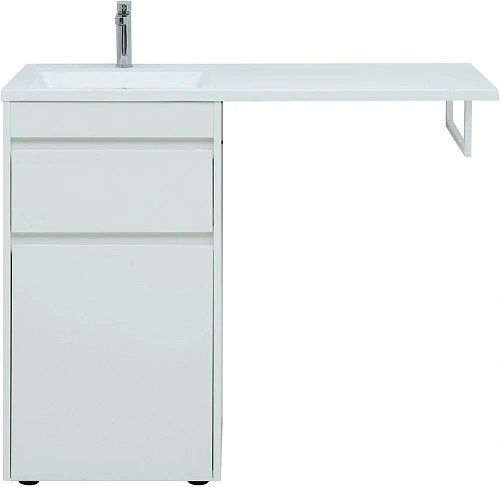 Тумба под раковину Aquanet Токио 58 белый (напольная, 1 ящик) 00239290 Тумба под раковину Aquanet Токио 58 белый (напольная, 1 ящик) 00239290