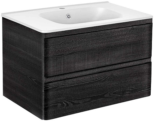 Тумба под раковину Vincea Vico 80 подвесная, Carbone VMC-2V800CN Тумба под раковину Vincea Vico 80 подвесная, Carbone VMC-2V800CN