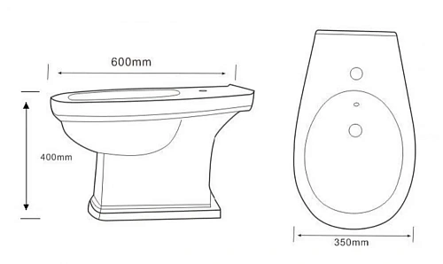Биде напольное BOHEME Vogue 943 Биде напольное BOHEME Vogue 943