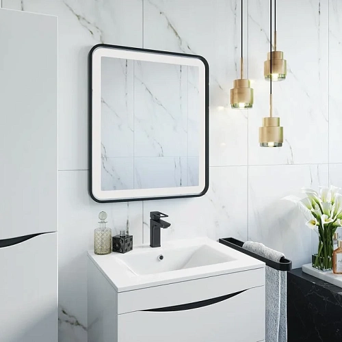 Тумба с раковиной IDDIS Cloud 80 подвесная белая (CLO80W0i95K) Тумба с раковиной IDDIS Cloud 80 подвесная белая (CLO80W0i95K)