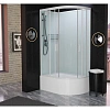 Душевая кабина Frank F412/2L М левосторонняя White без крыши белый профиль матовое стекло 120x80 200 20037 Душевая кабина Frank F412/2L М левосторонняя White без крыши белый профиль матовое стекло 120x80 200 20037