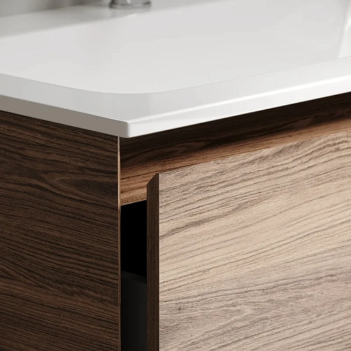 Тумба под раковину Sancos Marmi 1.0 MR1.0100RECH правая, 995х445х520, дуб чарльстон, подвесная Тумба под раковину Sancos Marmi 1.0 MR1.0100RECH правая, 995х445х520, дуб чарльстон, подвесная