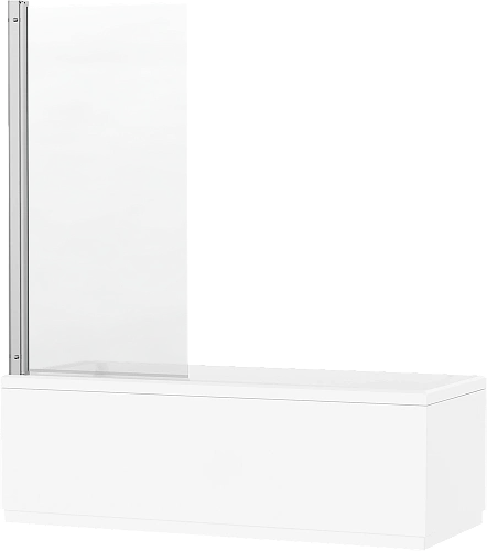 Шторка на ванну DIWO Анапа распашная 75х140, профиль хром глянцевый 569215 Шторка на ванну DIWO Анапа распашная 75х140, профиль хром глянцевый 569215