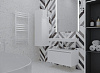 Картинка анонса товара «тумба под раковину armadi art flat 80см white глянец vallessi uno-s 897-080-w»