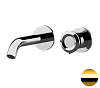 Картинка анонса товара «смеситель для раковины remer element et15pdo, золото глянцевое»