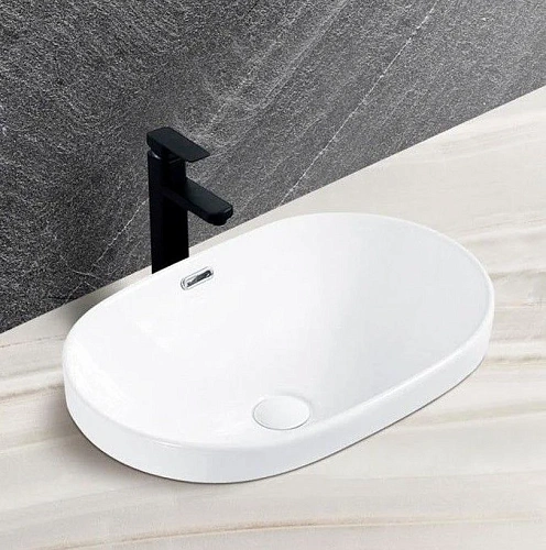 Раковина CeramaLux 5006C врезная, белый Раковина CeramaLux 5006C врезная, белый