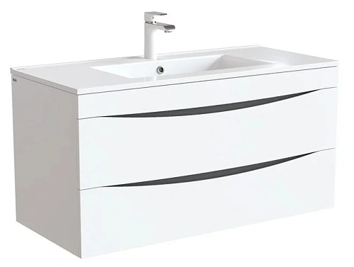 Тумба с раковиной IDDIS Cloud 100 подвесная белая (CLO10W1i95K) Тумба с раковиной IDDIS Cloud 100 подвесная белая (CLO10W1i95K)