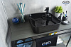 Картинка анонса товара «раковина gid d1305h004 53312 накладная черная глянцевая 43x43x12»