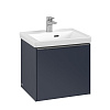 Картинка анонса товара «тумба под раковину villeroy &amp; boch subway 3.0 marine blue / marine blue c58000vq»