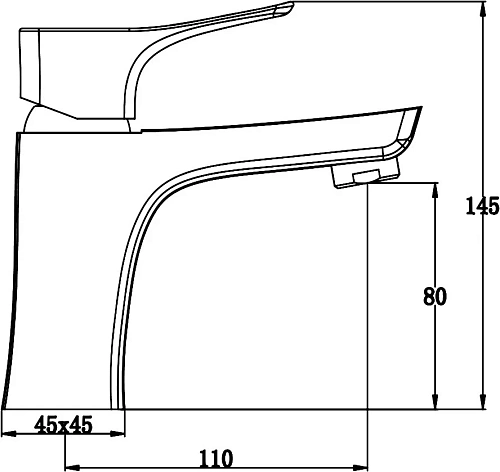 Смеситель для раковины Kaiser Clever 76011 Смеситель для раковины Kaiser Clever 76011