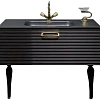 Тумба под раковину Boheme Linea 100 черная + золото 842-100-BG Тумба под раковину Boheme Linea 100 черная + золото 842-100-BG