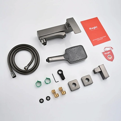 Смеситель для ванны Raglo R01.30.09, графит Смеситель для ванны Raglo R01.30.09, графит