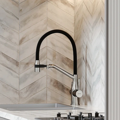 Смеситель для кухни Sancos Orta SC4008BN под фильтр, брашированный никель Смеситель для кухни Sancos Orta SC4008BN под фильтр, брашированный никель