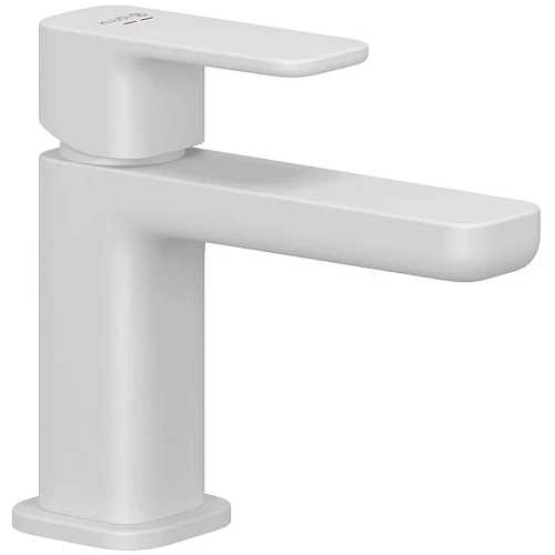 Смеситель для раковины Kludi RENON 422905375 белый матовый Смеситель для раковины Kludi RENON 422905375 белый матовый