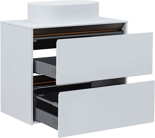 Тумба под раковину Allen Brau Activity 80 1.34012.WM белый матовый/олива брашированная Тумба под раковину Allen Brau Activity 80 1.34012.WM белый матовый/олива брашированная