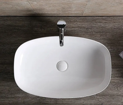 Раковина Ceruttispa CR0063 600х385х135 накладная, белая, прямоугольная Раковина Ceruttispa CR0063 600х385х135 накладная, белая, прямоугольная