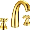 Смеситель для раковины Boheme Tradizionale Oro 297 на 3 отверстия Смеситель для раковины Boheme Tradizionale Oro 297 на 3 отверстия