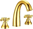 Смеситель для раковины Boheme Tradizionale Oro 297 на 3 отверстия Смеситель для раковины Boheme Tradizionale Oro 297 на 3 отверстия