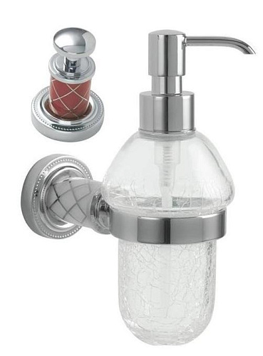 Дозатор жидкого мыла Boheme MURANO 10912-R-CR CHROME (рубиновое) Дозатор жидкого мыла Boheme MURANO 10912-R-CR CHROME (рубиновое)