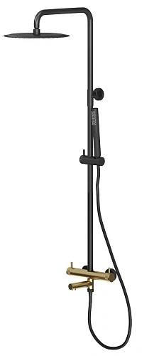 Душевая система Allen Brau Priority 5.31A10-31GB черный/золото Душевая система Allen Brau Priority 5.31A10-31GB черный/золото