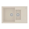 Кухонная мойка Lemark RAMZA 760 врезная из кварцгранита, с крылом, шампань 9910042 Кухонная мойка Lemark RAMZA 760 врезная из кварцгранита, с крылом, шампань 9910042