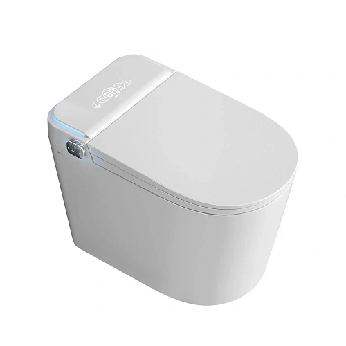 Унитаз SMART ABBER Bequem AC1117S приставной с функцией биде белый с крышкой микролифт Унитаз SMART ABBER Bequem AC1117S приставной с функцией биде белый с крышкой микролифт